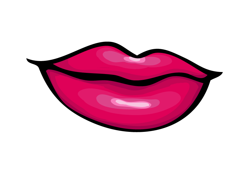 Pink Lips Clip Art At Clker C