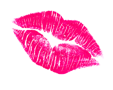Clipart kissing lips - .