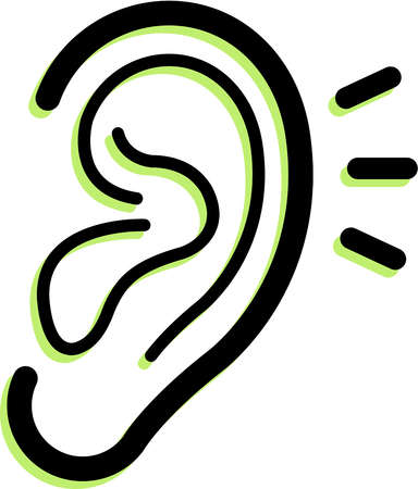 Listening Ears Girl Clipart C - Ears Clip Art