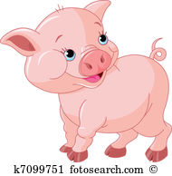 Little Baby Pig - Clipart Pigs