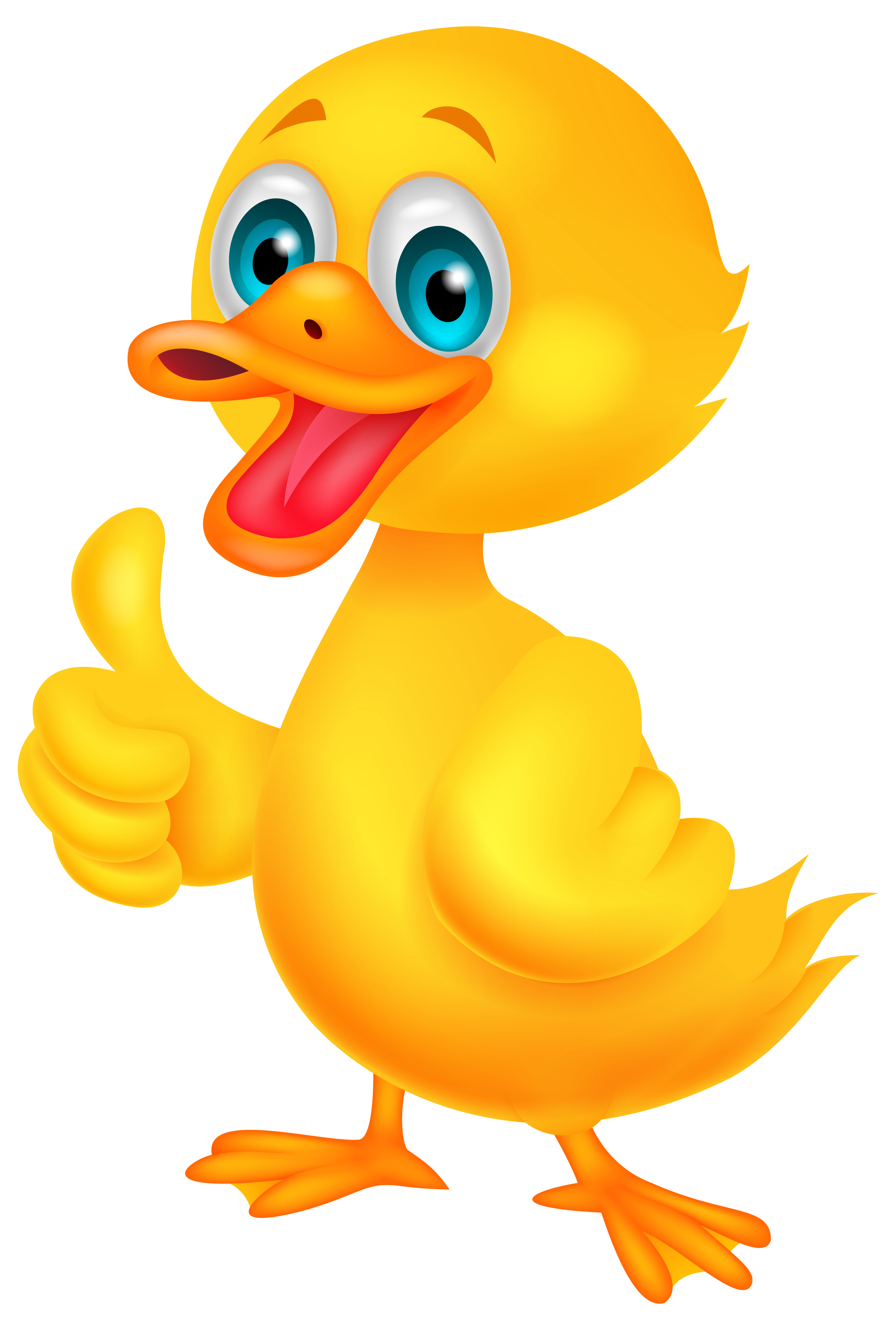 Free Colorful Duck Clip Art