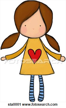 Little Girl Clip Art Clipart  - Clipart Little Girl