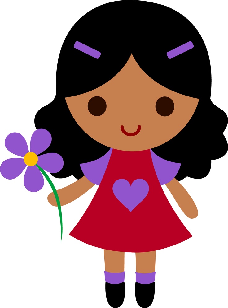 Little Girl Clip Art Clipart  - Clipart Little Girl