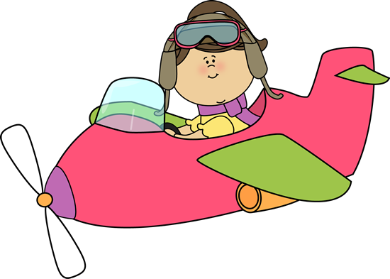 Little Girl Flying a Plane
