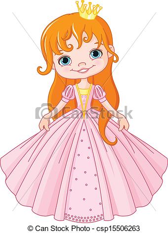 ... Little princess - Illustration of cute little princess