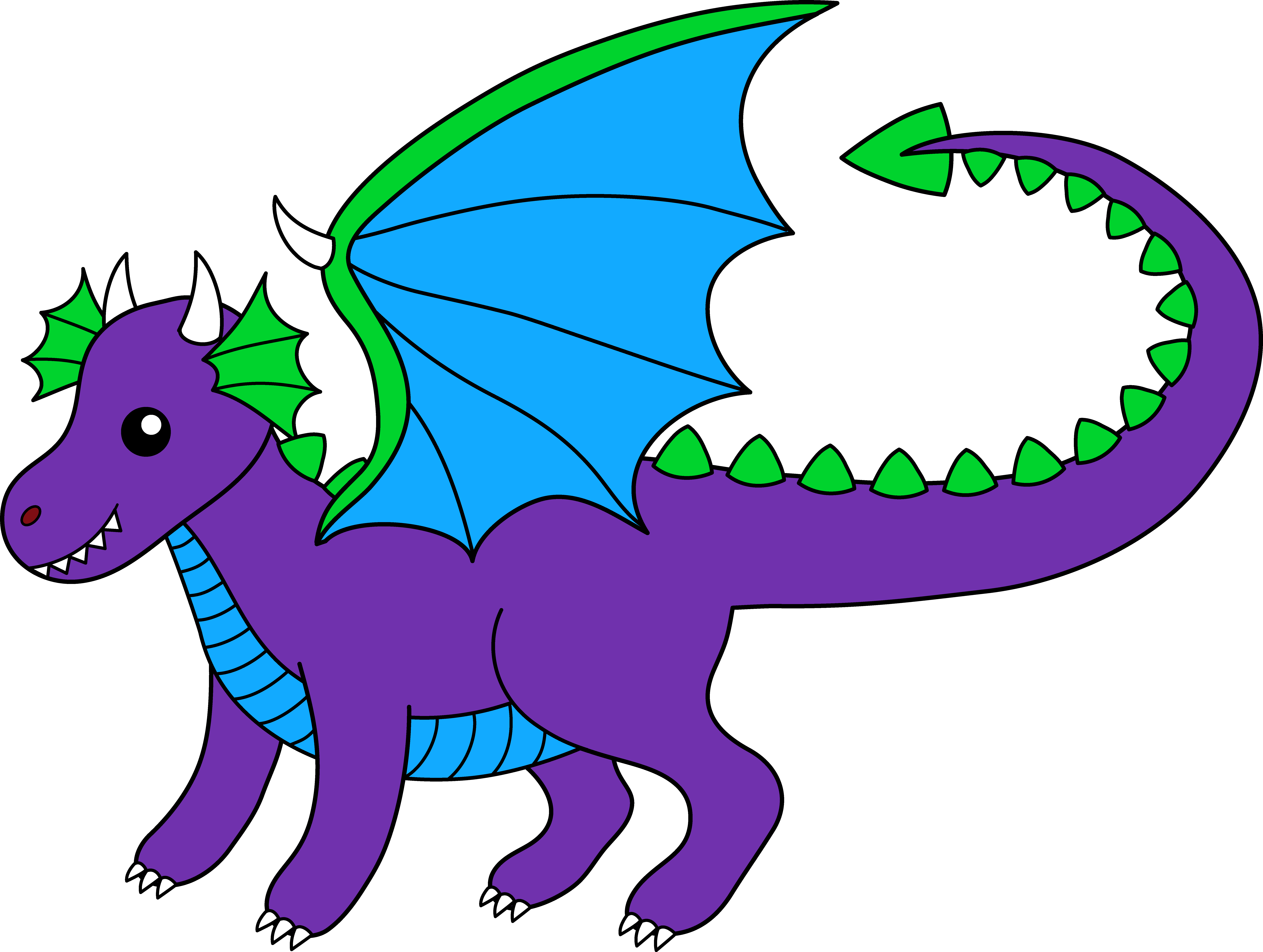 Cute cartoon dragon 01 vector