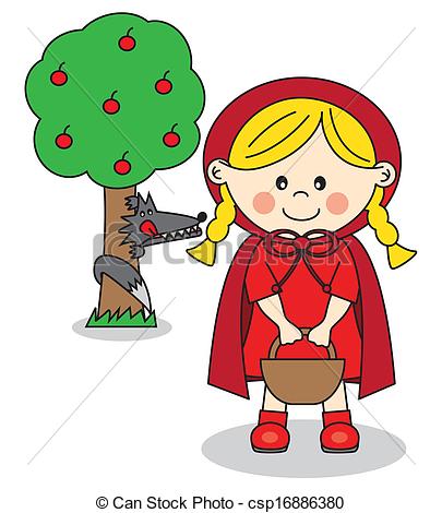 ... Little Red Riding Hood an - Little Red Riding Hood Clip Art