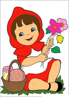Little Red Riding Hood Clip A - Red Riding Hood Clipart
