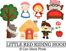 Red Riding Hood Clipart - Cli