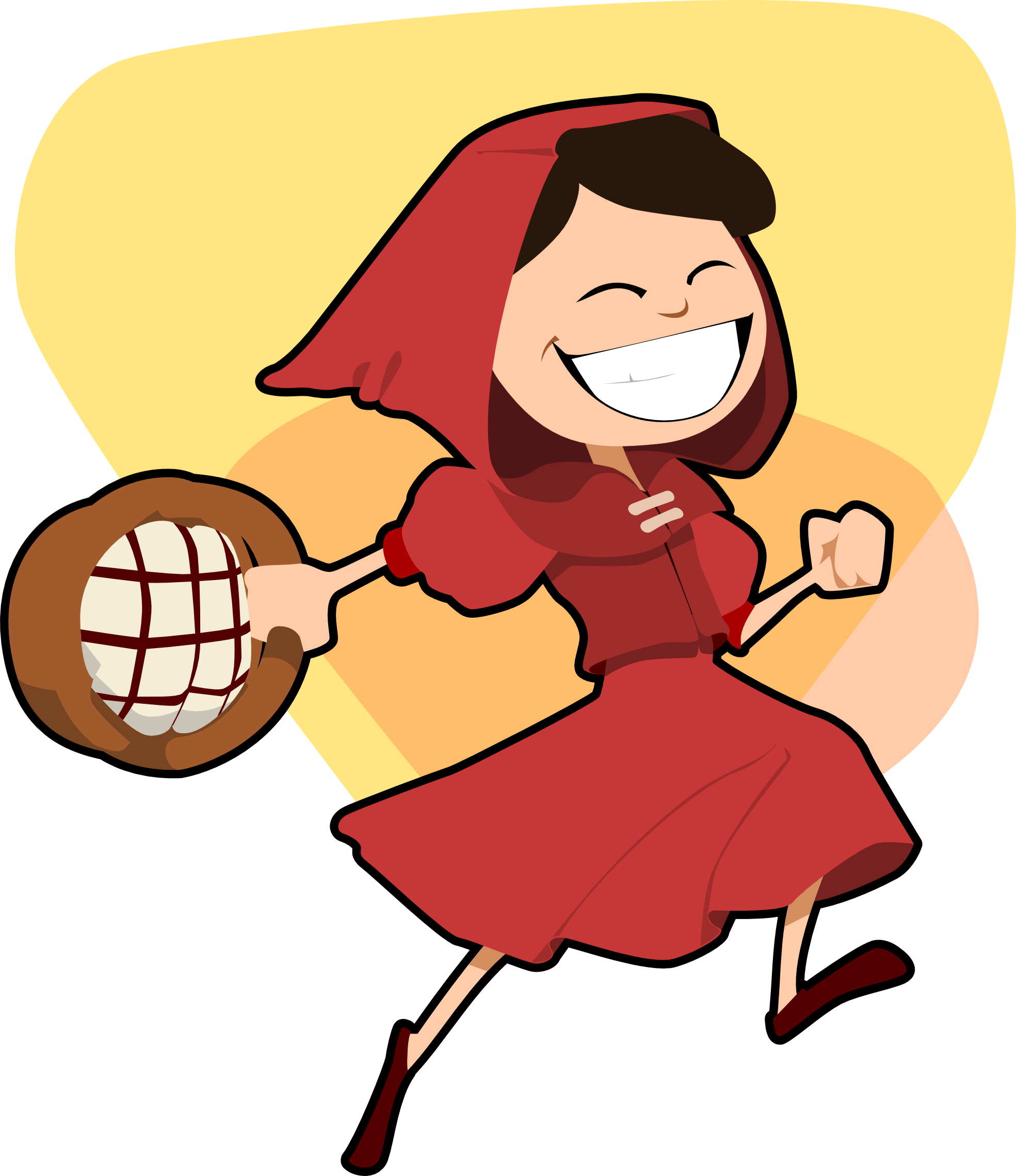 little red riding hood scalable vector graphics - Clipart library