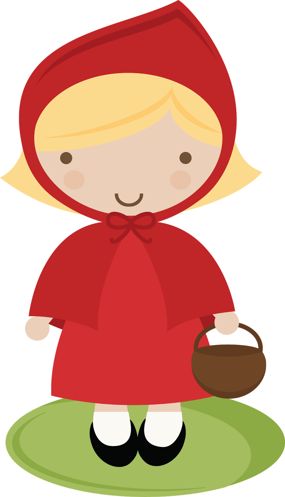Little Red Riding Hood Templa - Little Red Riding Hood Clipart