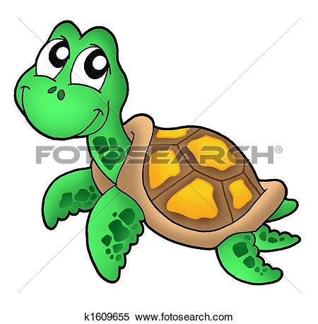 Little sea turtle - Sea Turtle Clip Art