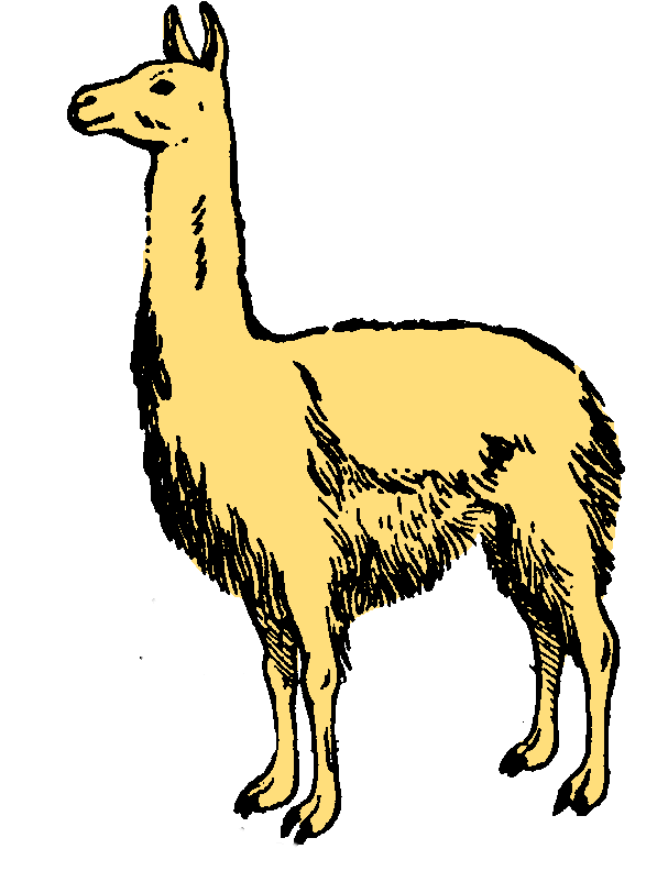 Llama Clip Art - Llama Clipart