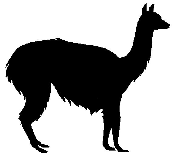 Llama Outline - Llama Clipart