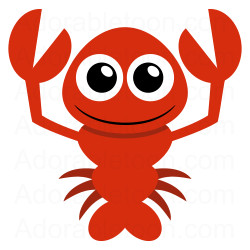 Animated lobster clipart