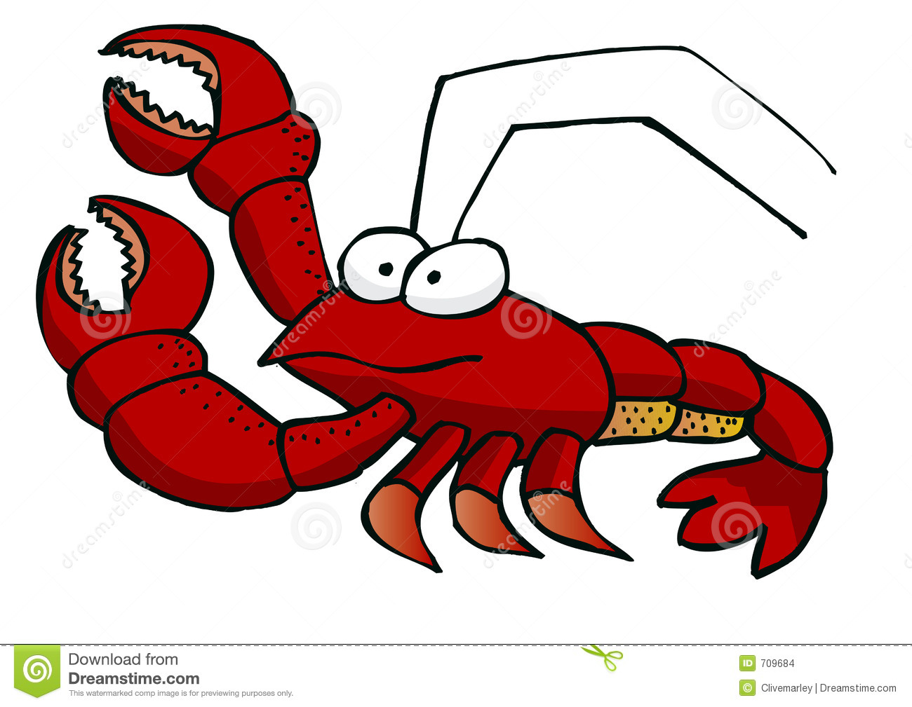 Marine Life Clipart Red Lobst