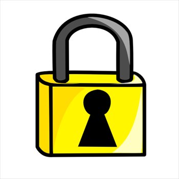 Drawing of Lock icon