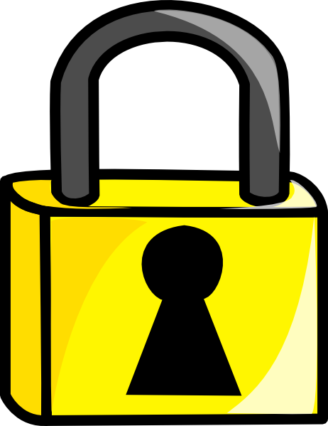 Drawing of Lock icon