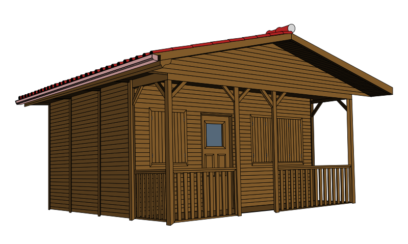 Log cabin clip art tumundogra - Log Cabin Clipart