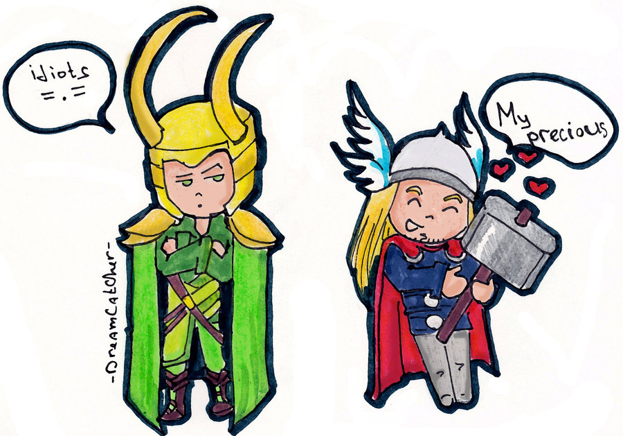 Thor And Loki Clipart #1