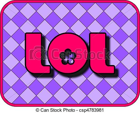 ... LOL - A fun icon with LOL (Laugh Out Loud). LOL Clipartby ...