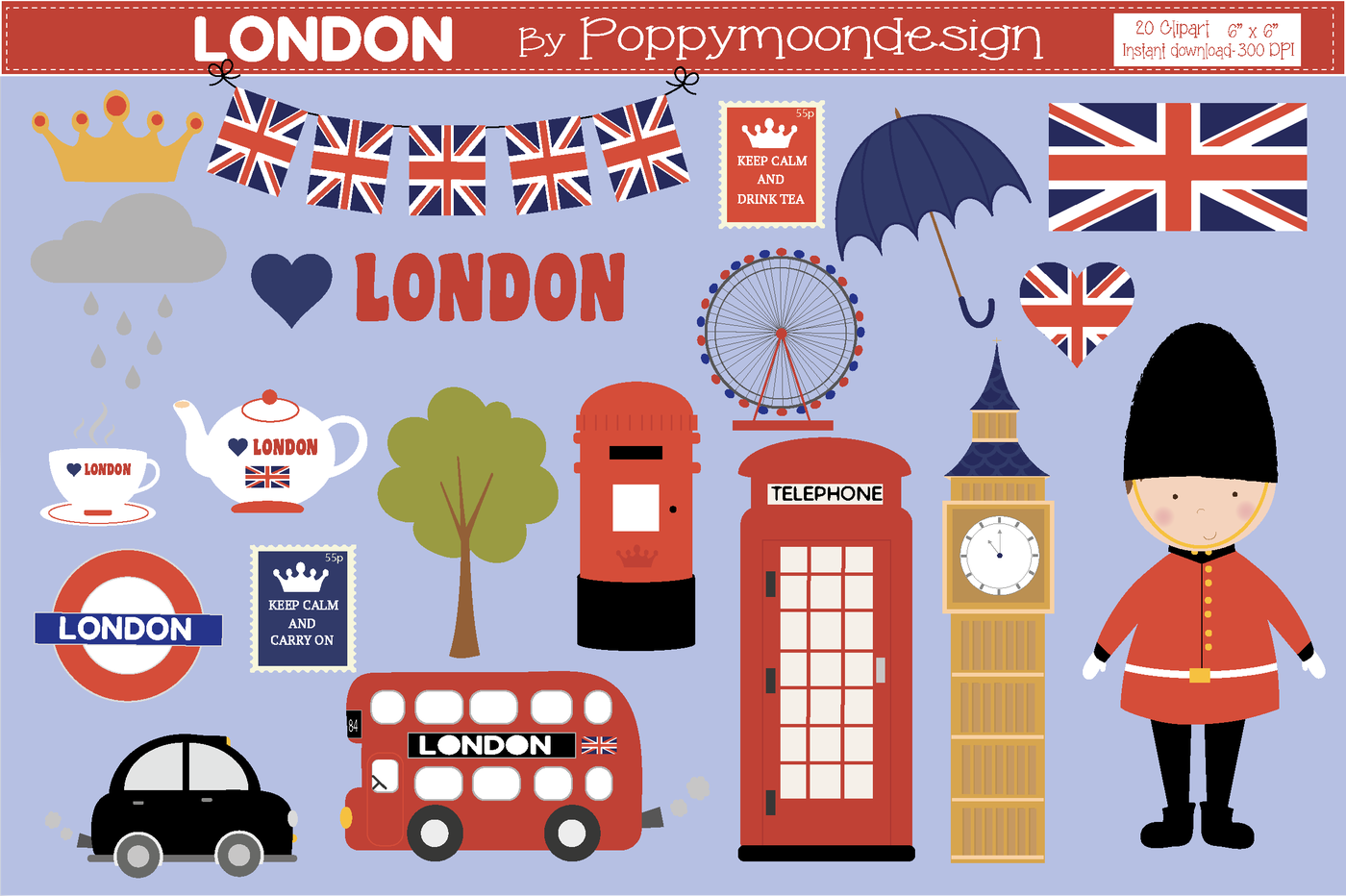 london clipart - Buscar con G