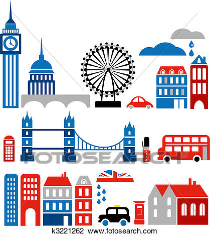 Clipart - Vector illustration - London Clipart