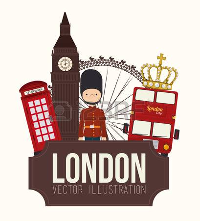 London Clipart Vector Pack, B