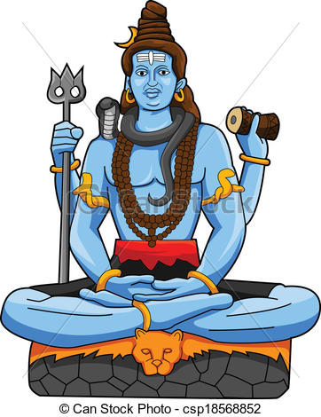 Easy Drawing Of Lord Shiva With Colour - img-go