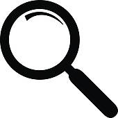 Outlined Magnifying Glass Sto