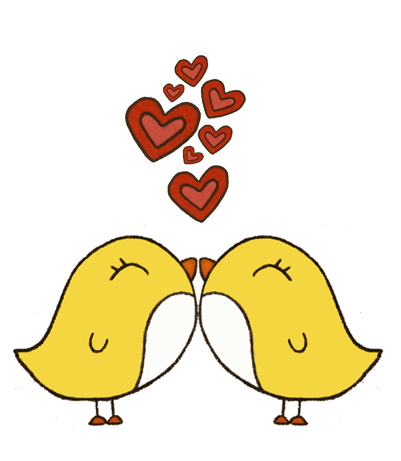 Love Bird Clip Art. Animated Love Birds