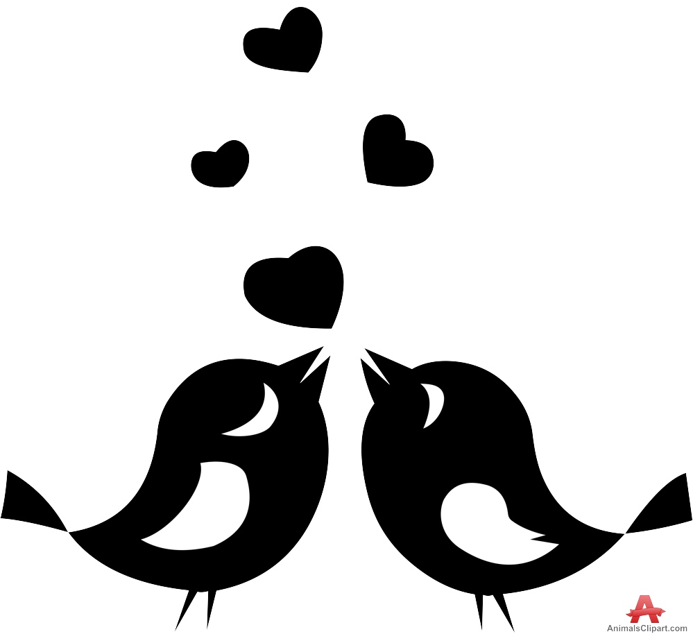 Red Valentine Love Birds. 3c7
