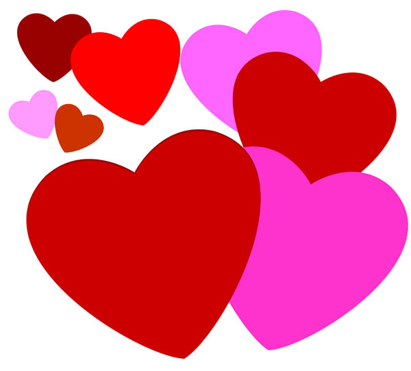 Love Hearts Clip Art - Free Clipart Of Hearts