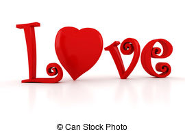 . ClipartLook.com 3d Love text, Valentineu0027s Day concept