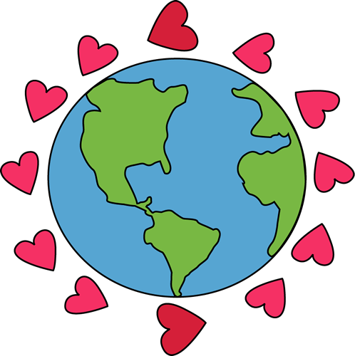 Love the Earth - Earth Day Clip Art