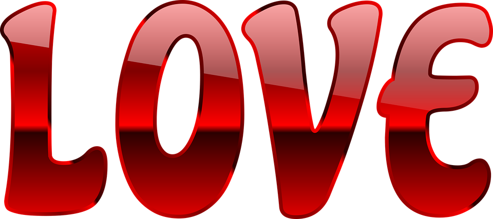 Love Text High-Quality PNG
