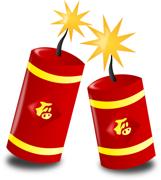 u0026lt;bu0026gt;Chinese Fire - Firecracker Clipart