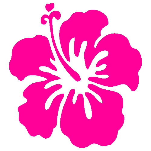 luau clipart - Hawaiian Flower Clip Art