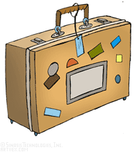 Luggage Suitcases Clipart - Luggage Clipart