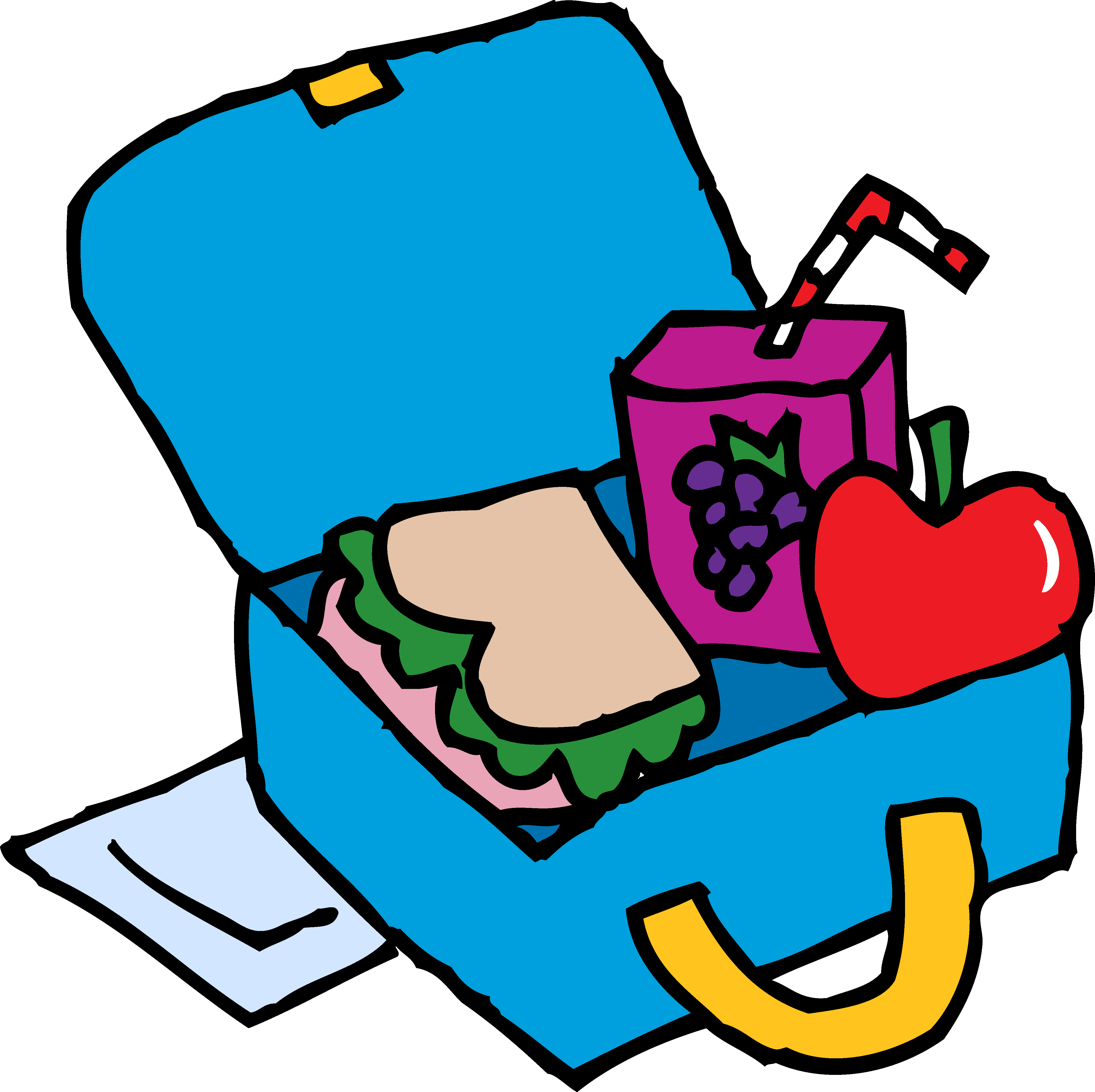 Lunch bag clipart free clipart images