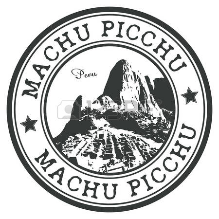 Machu Picchu stamp - Machu Picchu Clipart