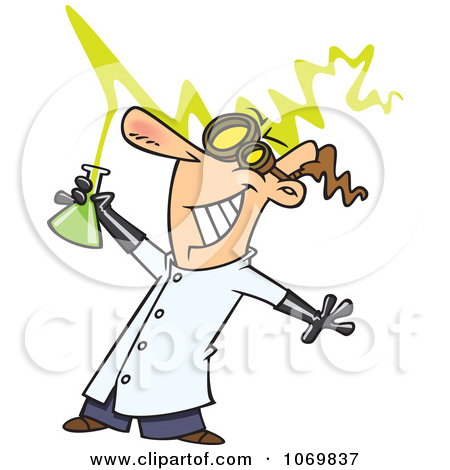 Science Clipart Image: A Mad 