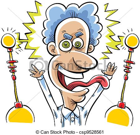 ... Mad Scientist - A mad scientist is excited with electricity. Mad Scientist Clipartby ...