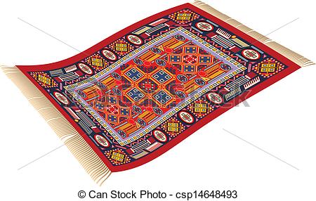 Magic Carpet - illustration of magic carpet (flying carpet).