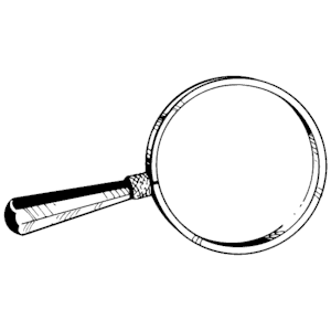 magnifying glass clipart .