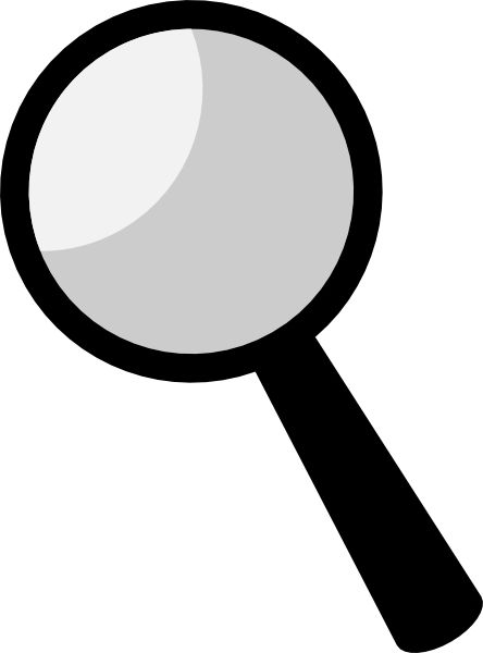 Magnifying Glass clip art .