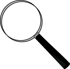 clipart magnifying glass
