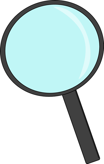 Colored magnifying glass