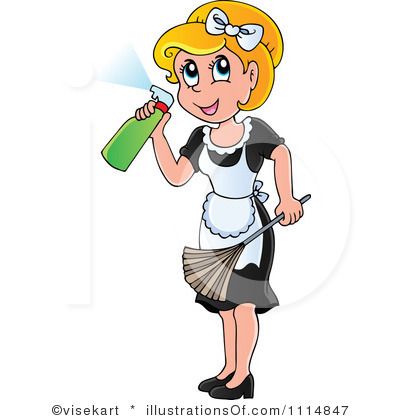 Maid Service Maid Clipart Clipart Illustration Maid Illustration