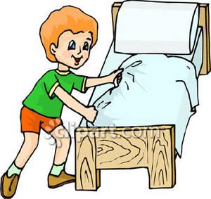 Make bed clipart free clipart